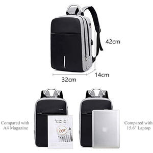 Sac à dos d'école imperméable personnalisé pour les affaires, sac à dos de voyage, sac à dos pour ordinateur portable, sac à dos antivol, sac à dos de voyage pour l'université - Product Image 6