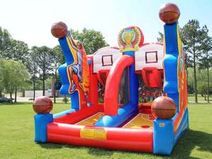 Aro de Baloncesto Inflable para Deportes, <span class=keywords><strong>Juego</strong></span> Inflable para Fiestas de Carnaval con Soplador de Aire - Product Image 5