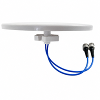 Antenne de plafond ultra-mince avec câble de 25 cm, accessoire de fixation pour trou, large bande omnidirectionnelle 380-2700 MHz, antenne DAS intérieure