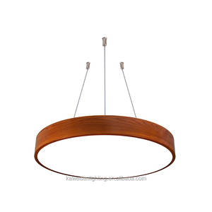 Nouveau diamètre créatif 750mm 30 "Led suspension pour hôtel salon cercle blanc cadre en aluminium linéaire LED lampes suspendues - Product Image 4