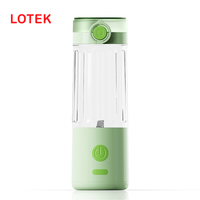 Blender portable, bouteille, rechargeable par USB, 500 ml, 6 lames, mixeur à fruits, mini presse-agrumes manuel, blender pour smoothies