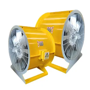Low Noise Industrial Dust Ventilation Ffan Duct Extraction Fan Explosion-proof Axial Flow Fan ventilation cooling fan