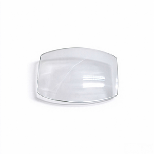 Cristal de Reloj Rectangular Curvo Transparente con Lente de Zafiro, Cristal de Reloj de Lujo con Borde Recto Pulido - Product Image 3
