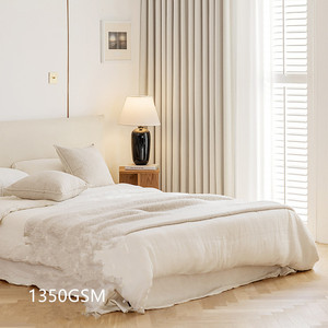 Factory Direct Wave Curtain <strong>Set</strong> for Window Luxury Curtains for <strong>Living</strong> <strong>Room</strong> Folding s Shape Automatic Curtain Blackout - Product Image 1