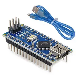 Pro Mini ATmega328P 5V 16MHz mikro modülü geliştirme kurulu için 2 satır Pin başlığı ile arduino için