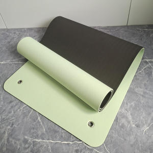 Tapis de yoga Pilates en TPE personnalisé avec logo, trou de suspension et œillet, épaisseur 6mm/8mm, longueur 183cm, pliable pour la gym - Product Image 6