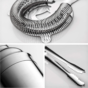 15 Mảnh Bartender Kit Thép Không Gỉ Cocktail Shaker Set Mixology Công Cụ <span class=keywords><strong>Bar</strong></span> & Rượu Vang Phụ Kiện Uống Pha Trộn Tại Nhà Tiện Ích - Product Image 3