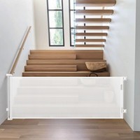 Barrière de sécurité rétractable pour bébé, barrière de sécurité pour escalier, filet de sécurité, barrière de sécurité murale, barrière de sécurité pour bébé à fixation par pression