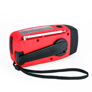 Manivela Solar de emergencia AM Radio <span class=keywords><strong>FM</strong></span> NOAA/linterna/cargador USB para teléfono móvil/300-1000 mah - Product Image 5