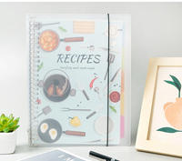2026 Myway Nouveau classeur de recettes pour inscrire vos propres recettes de pâtisserie avec couverture en PP, poche de rangement arrière et onglets pour la pâtisserie
