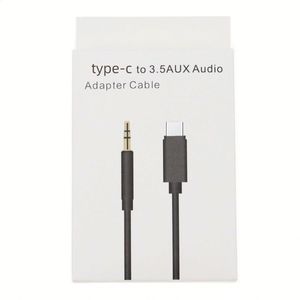 สาย Aux Type-C เป็น 3.5MM สายสัญญาณเสียงเสริม USB C Type C เป็น 3.5MM แจ็คเสียง Aux ในรถยนต์ สายเคเบิลเสียงเสริม 1 เมตร สำหรับรถยนต์ - Product Image 2
