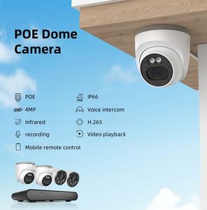 Caméra IP CCTV POE 4MP avec dôme 2K P2P pour système de caméra de sécurité - Product Image 2