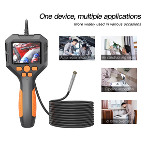 Caméra endoscopique industrielle portable P10 2,8'' LCD 1080P, boroscope d'inspection 8 mm avec lumière LED, sonde de 5 m pour l'entretien des canalisations - Product Image 2