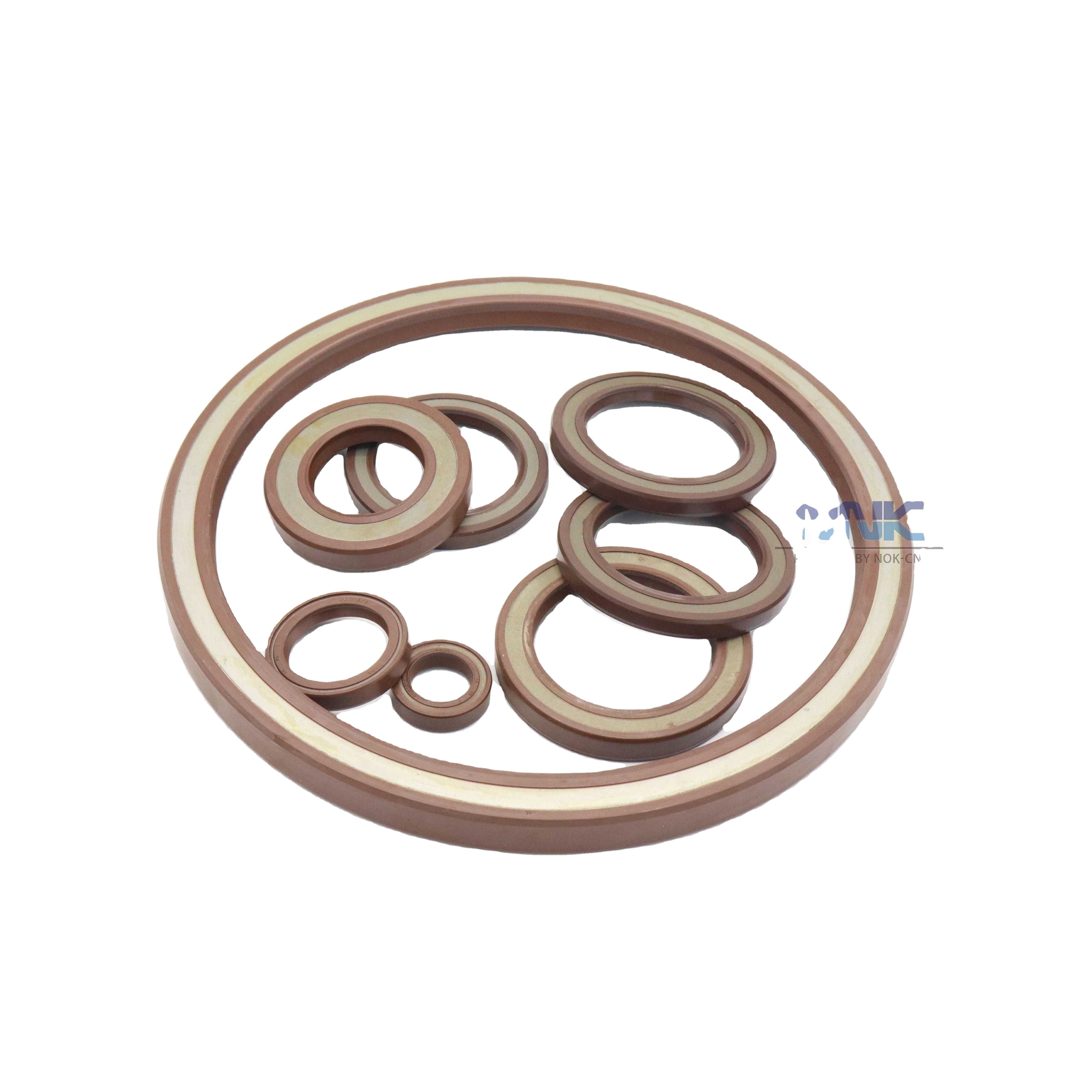 EAI 40mm X 56mm X 7mm TC Double Lip Oil Seal With Spring - Nitrile Rubber, Metal Case - View #10