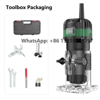 800w haute puissance 6 vitesses électrique bois bord tondeuse multifonctionnel bois routeur sculpture et coupe Machine fraise