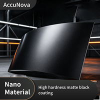 Recubrimiento nano inorgánico negro mate 8H anti-graffiti, resistente a ácidos, álcalis y altas temperaturas para acero inoxidable