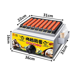 Machine à griller les œufs et à faire des hamburgers, électrique et à gaz, en acier inoxydable, facile à utiliser, pour usage en restaurant - Product Image 3