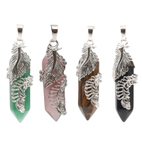 Phoenix Cristal Pendentif Argent Alliage Phoenix Gem Collier Femme Phoenix Nirvana Cadeau Bijoux Mère Fille Cadeau