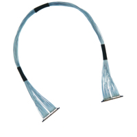 Câble LVDS DF56-26/30/40/50 broches, pas de 0,3 mm, avec pinout normal/inversé, câble micro-coaxial pour écran de caméra et panneau LCD de cardan de drone