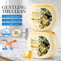 Deterjen Pakaian SADOER Freesia OEM Private Label dalam Bentuk Pod dengan Aroma Tahan Lama & Pakaian yang Lebih Lembut