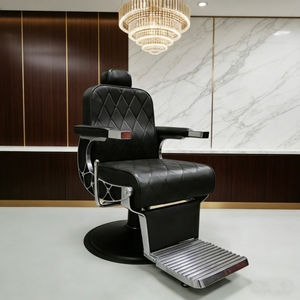 Sillón de Barbería Moderno Estilo Europeo, Taburete de <span class=keywords><strong>Peluquería</strong></span>, Silla de <span class=keywords><strong>Peluquería</strong></span> Elevadora Resistente - Product Image 1