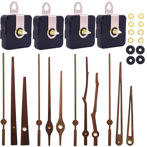 5168 Kits de mécanisme d'<span class=keywords><strong>horloge</strong></span> à quartz <span class=keywords><strong>en</strong></span> plastique DIY, aiguilles d'<span class=keywords><strong>horloge</strong></span> <span class=keywords><strong>en</strong></span> <span class=keywords><strong>bois</strong></span> modernes et silencieuses, alimentées par piles, <span class=keywords><strong>horloge</strong></span> carrée durable - Product Image 1