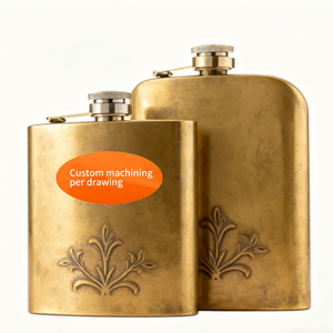 Petaca Personalizada de Acero Inoxidable 304 de 8 oz con Logotipo Personalizado, Diferentes Capacidades, Botella de Bolsillo Portátil para Alcohol, Whisky o Vino para Hombre - Product Image 2