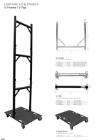 Structure Modulaire en U en Alliage d'Aluminium Durable à Montage Rapide pour Événements Lumineux