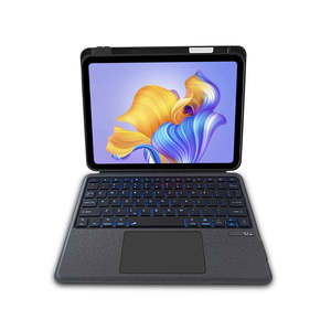 Wholesale Customized Anti-Pull Keyboard Tablet PU <b>Leather</b> Protective Case For iPad Pro 11"M4 2024 Backlit <b>Keys</b> Educational Use - Product Image 6