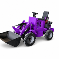 Chargeuse compacte sur chenilles 4x4 à moteur diesel pour travaux de construction à vendre