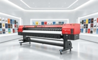 Impresora de Solvente Multifunción SIGNSTAR de 3200 mm con 4 Cabezales Konica 30pl1024i para Impresión en Exteriores, Directo de Fábrica
