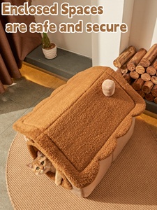 Luxury Dog House Type Winter Warm Small <b>Bed</b> Dogs Teddy Four Seasons Universal Detachable Washable Dog House Cat <b>Nest</b> <b>Bed</b> Pet - Product Image 4