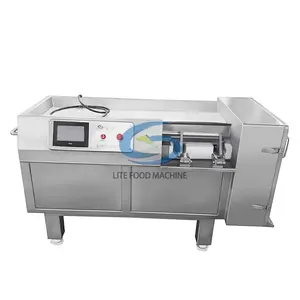 Mikro-Frost-Fleischwürfelschneidemaschine Frosteinheitsschneidemaschine automatische gewerbliche Fleischschneidemaschine