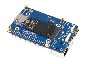 Mini carte mère (A) CM4-IO-BASE-A pour Raspberry Pi 4 avec connecteurs intégrés CSI/DSI/FAN/USB/RJ45 Gigabit - Product Image 4