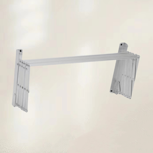 Séchoir à linge pliable mural de 60cm, étendoir rétractable en accordéon pour buanderie, salle de bain, tour - Product Image 1