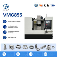 Centro de Mecanizado Vertical de Alta Precisión VMC855, Sistema de Control CNC SYNTEC, Cambiador Automático de Herramientas, Husillo BT40, Alta Precisión