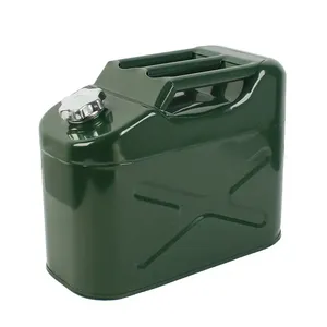 安全杰瑞罐10升美式汽油柴油罐，带螺帽