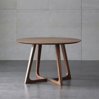 Table Ronde Nordique Moderne Multifonctionnelle pour Repas et Négociations, Idéale pour Petits Espaces Domestiques, Balcons et Zones de Réception