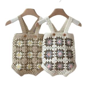 <span class=keywords><strong>Combinaison</strong></span> pour bébé printemps 2026, tricot <span class=keywords><strong>crochet</strong></span> en coton, style coréen, bretelles, <span class=keywords><strong>combinaison</strong></span> pour fille, pull pour bébé - Product Image 5