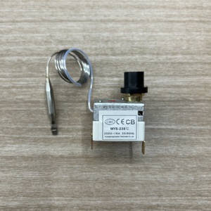 온도 조절기 스위치 온도 제한기 주방 냉동고 WYS 전기 튀김 용 조정 가능한 모세관 서리 온도 조절기 - Product Image 1