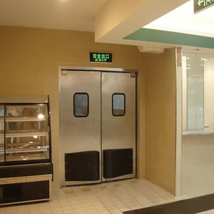 Puertas de Tráfico Resistentes al Fuego de Acero Inoxidable para Cocina y Restaurante, de Apertura Bidireccional - Product Image 5