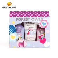 OEM Design chinois — ensemble de bain, joli, lavage du corps, douche gel, lotion de gommage, coffret cadeau pour enfants