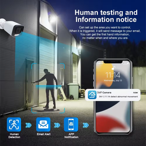 5MP thông minh chụp khuôn mặt phát hiện có dây máy ảnh đầy đủ màu sắc và ánh sáng tối An ninh CCTV IP máy ảnh làm việc với Xmeye ai NVR - Product Image 4