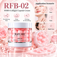 Crème hydratante et raffermissante pour le visage au collagène PDRN en capsules, marque privée, OEM, ODM, OBM, soins de la peau personnalisés de style coréen