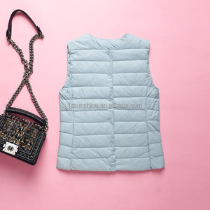 Chalecos Acolchados para <span class=keywords><strong>Mujer</strong></span> Talla Grande, Chalecos Ligeros Plegables con Relleno de Plumas, <span class=keywords><strong>Chaleco</strong></span> sin Mangas para <span class=keywords><strong>Mujer</strong></span> - Product Image 3