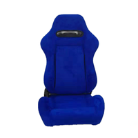 Siège de simulation de course universel réglable en similicuir PVC rouge pour simulateur de conduite