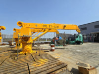 Nouveaux produits : Mini-grue mobile personnalisée, grue marine à flèche télescopique articulée, grue flottante pour bateau, grue de navire 0,75t