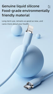 Cable de Carga Rápida TPE con USB Tipo-C para Adaptador, Carga Rápida de 3A, Conductor de Cobre Puro para Teléfonos Móviles y Dispositivos IOS - Product Image 4