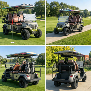 Vehículo Eléctrico de Golf de 4 Plazas, 72V, con Batería de Litio, Todoterreno, para Turismo en Grupo y Transporte en Resorts, de Lujo - Product Image 3