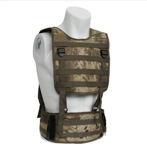 DFH815 Green <b>Black</b> Camouflage Sports Field Training Cosplay Battle Belts <b>Harness</b> Shoulder Straps Padded Tactical Best - Product Image 5